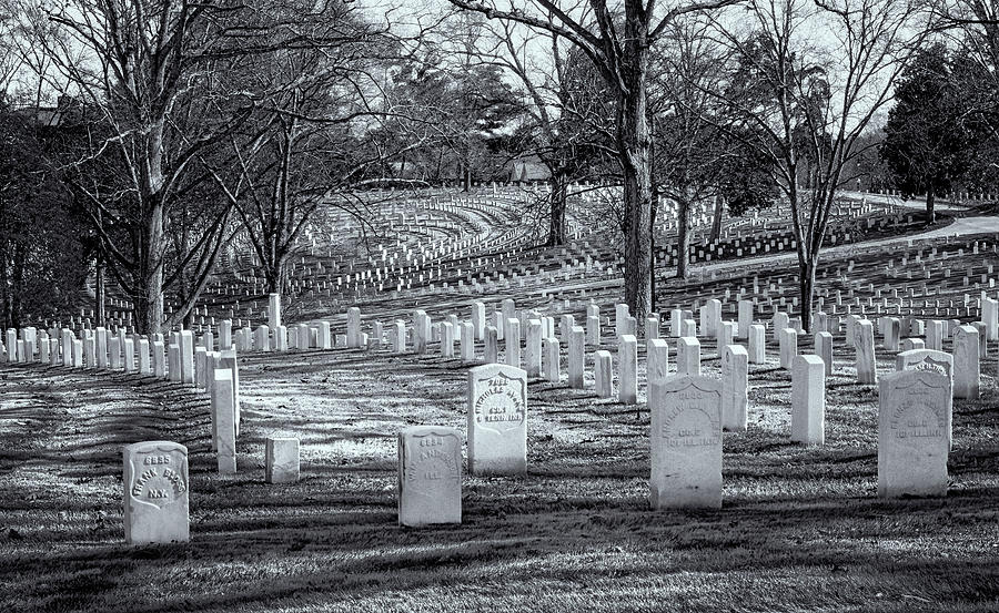 Marietta Cemetery Photograph by Tom Singleton