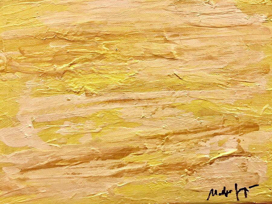 Marigold Painting by Medge Jaspan