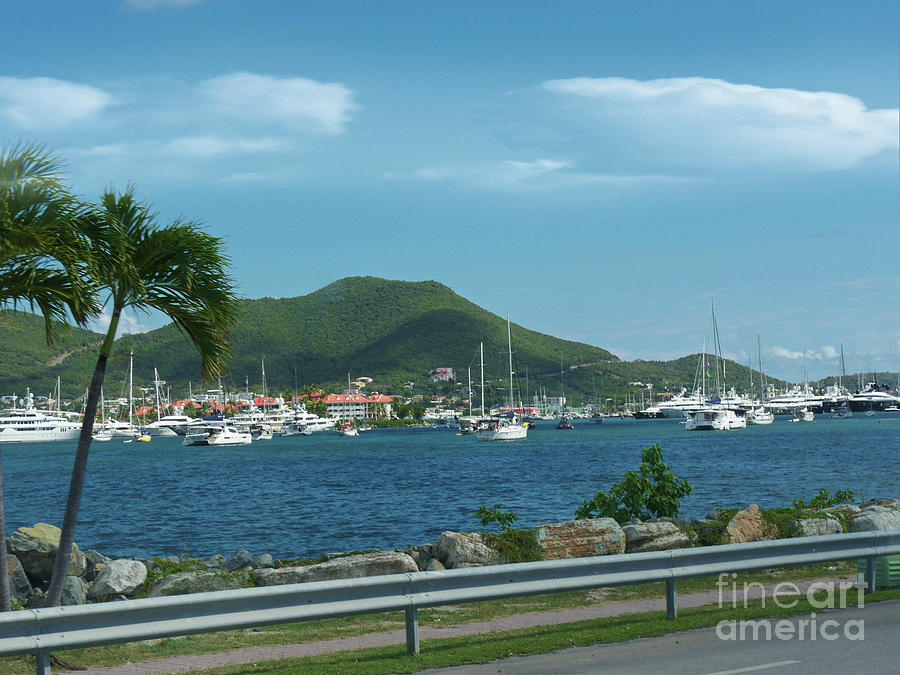 Marigot Bay in St. Martin, Caribbean Photograph by On da Raks