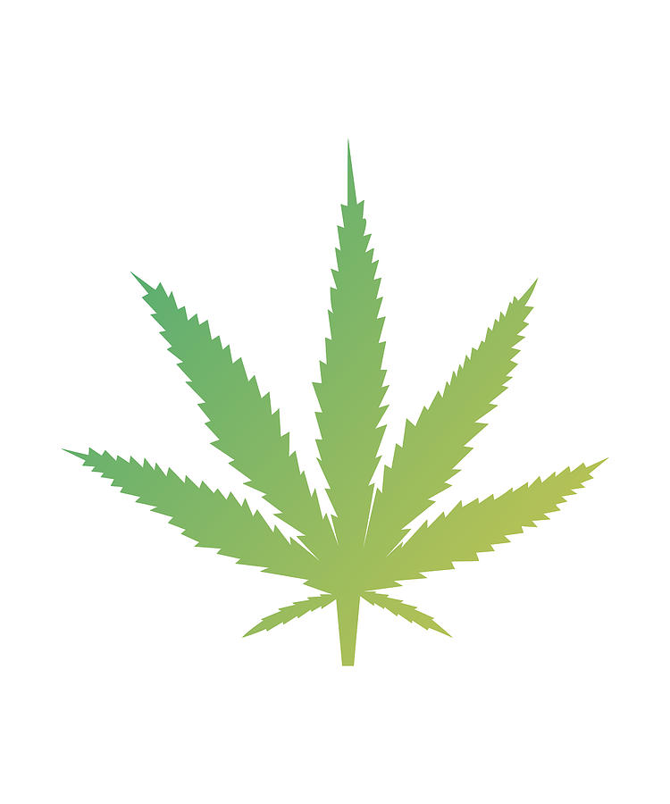 Marijuana Leaf Digital Art by Gold Target - Fine Art America