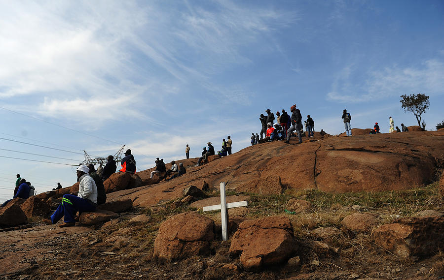 Marikana massacre 4th-year commemoration Photograph by Foto24