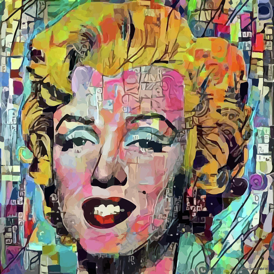 Marilyn 1c Digital Art by Stefano Menicagli | Fine Art America