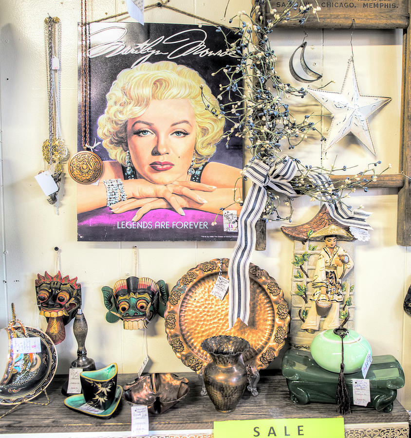 Marilyn and Kitsch Photograph by Greg Sigrist