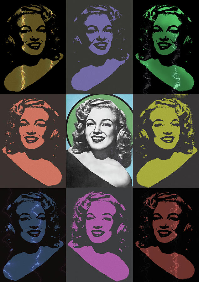 Marilyn Digital Art by Chandra Ramsurrun - Fine Art America