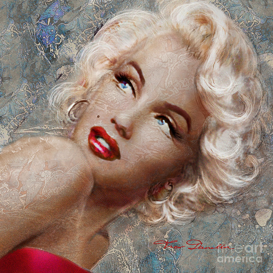 Marilyn Danella Ice Q Painting by Theo Danella