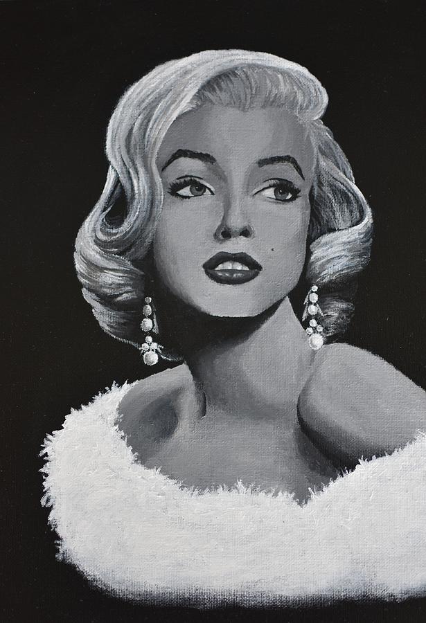 Marilyn Painting by Hannah Adkins - Fine Art America