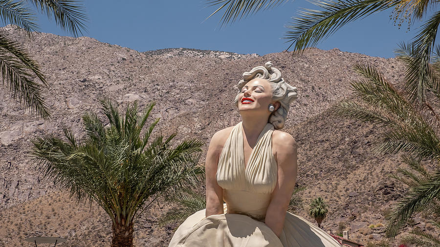 Marilyn in Palm Springs Photograph by Glenn DiPaola
