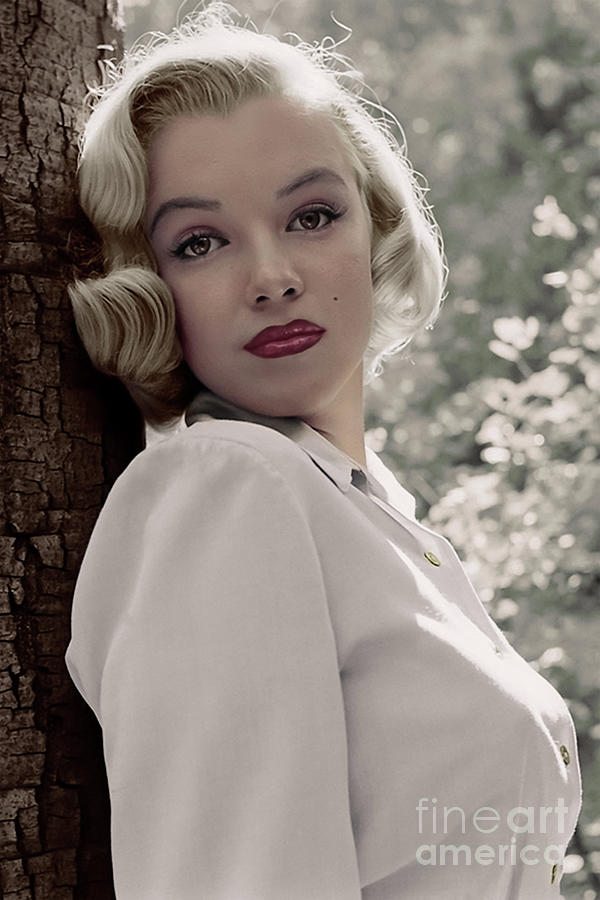 Marilyn in the Park Photograph by Franchi Torres