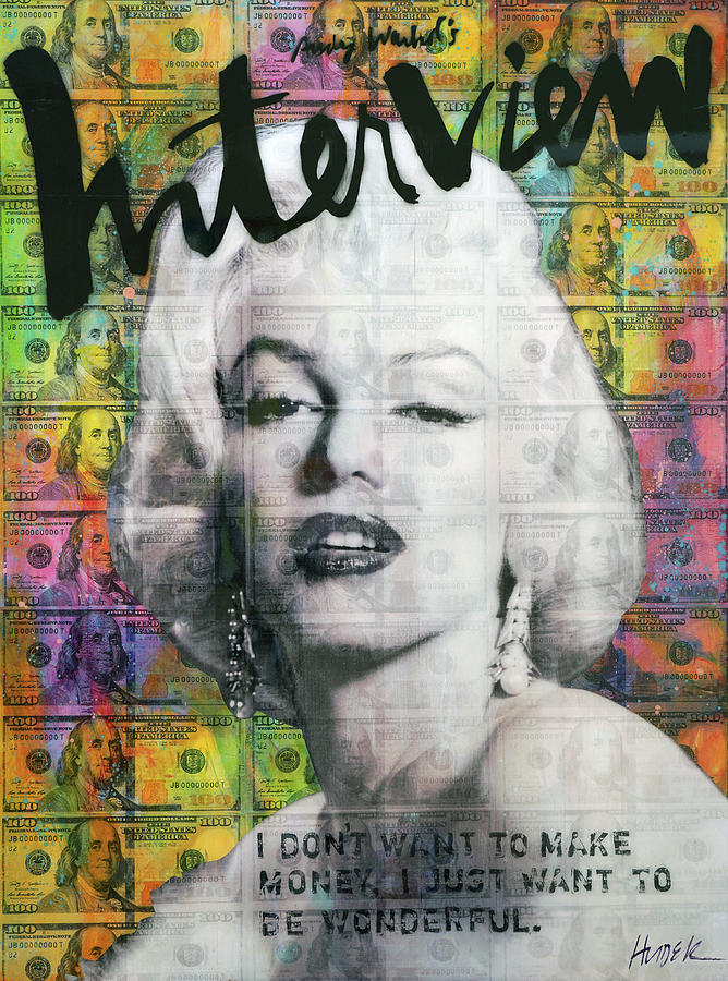 Marilyn is Wonderful Mixed Media by James Hudek - Fine Art America