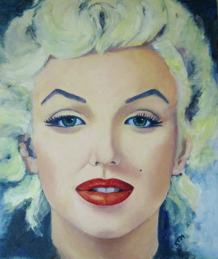 Marilyn Painting By Katja Tonja - Fine Art America