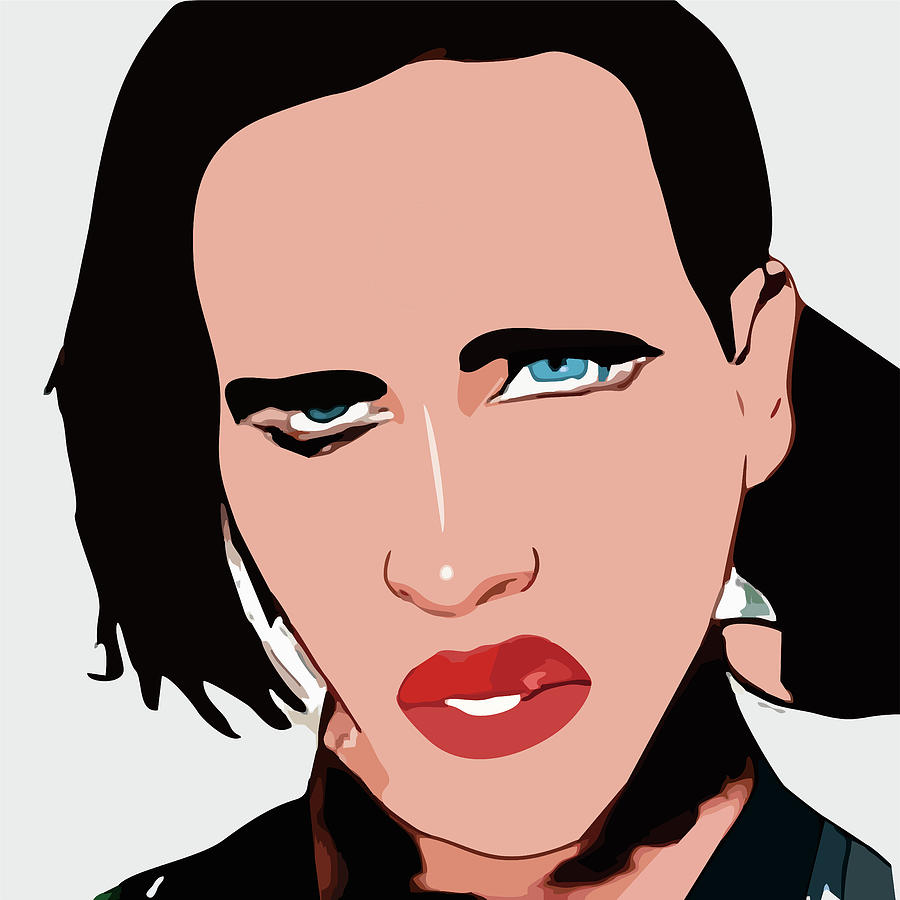 marilyn manson drawings