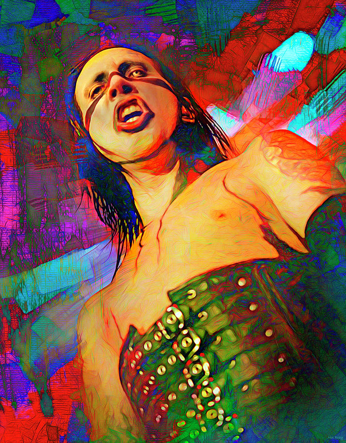 Marilyn Manson Mixed Media