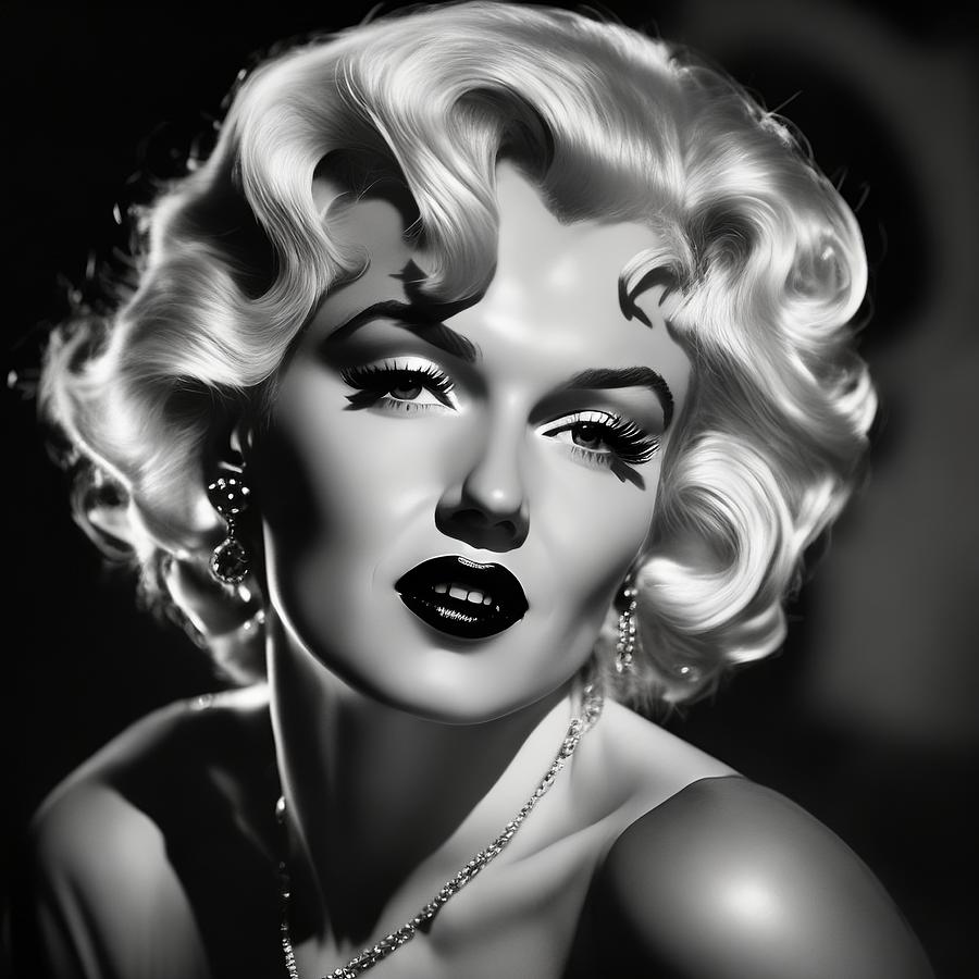 Marilyn Digital Art by Marcos Gramajo - Fine Art America