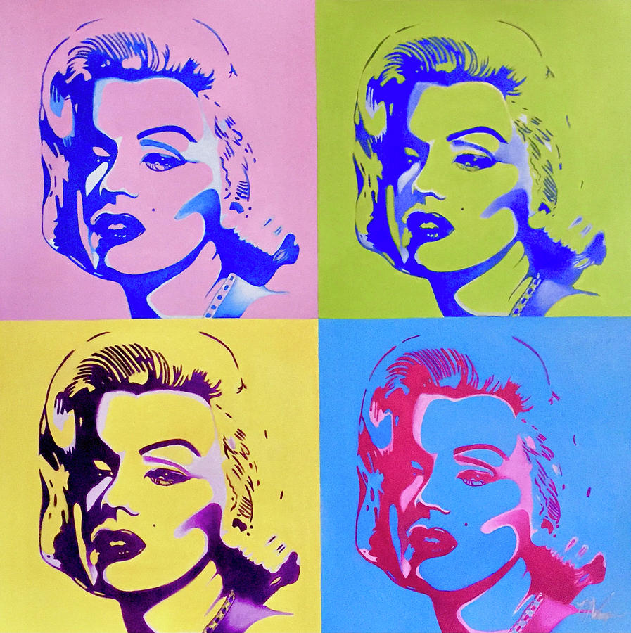 Marilyn Painting by Michelle Depaolis-Wampner - Fine Art America