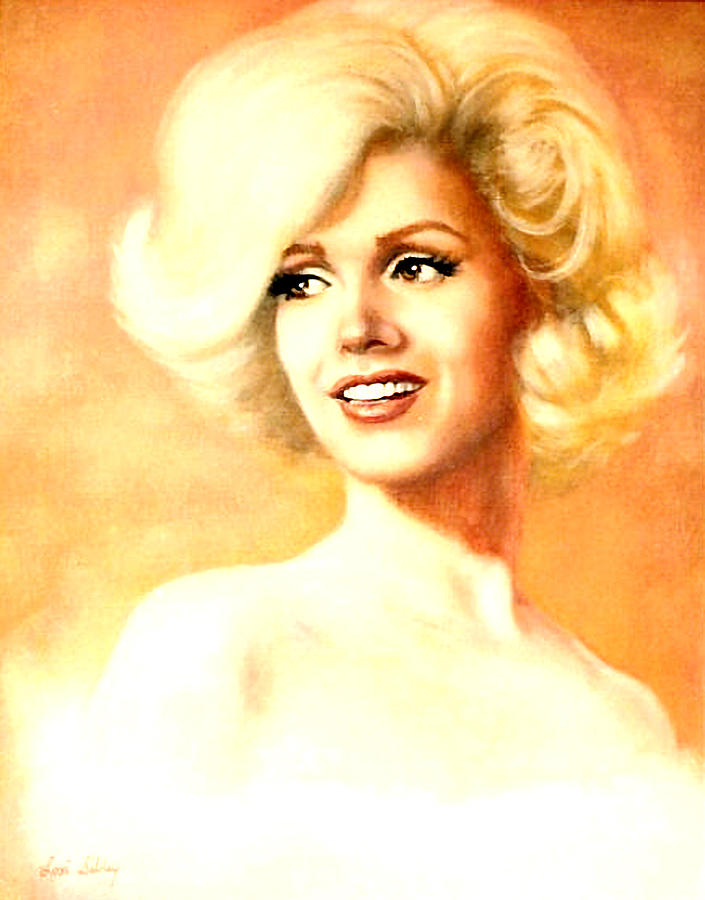 Marilyn Monroe Painting by Loxi Sibley
