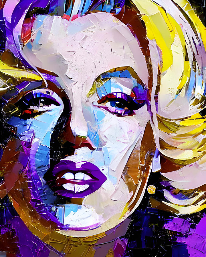 Marilyn Monroe 12 Digital Art by Kuntal Chokshi - Fine Art America