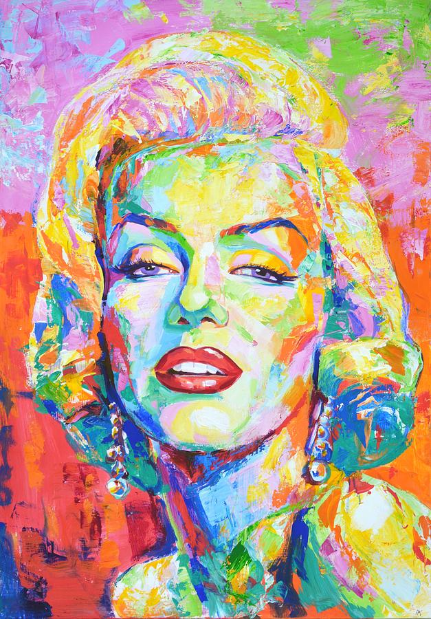 Marilyn Monroe 2. Painting by Iryna Kastsova