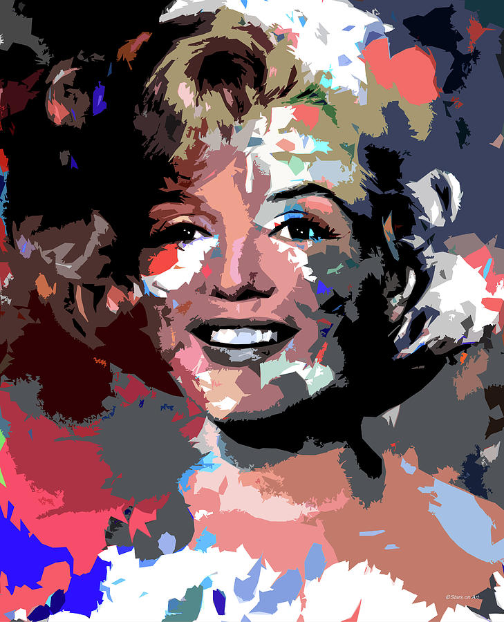 Marilyn Monroe - 2 psychedelic portrait Digital Art by Movie World Posters