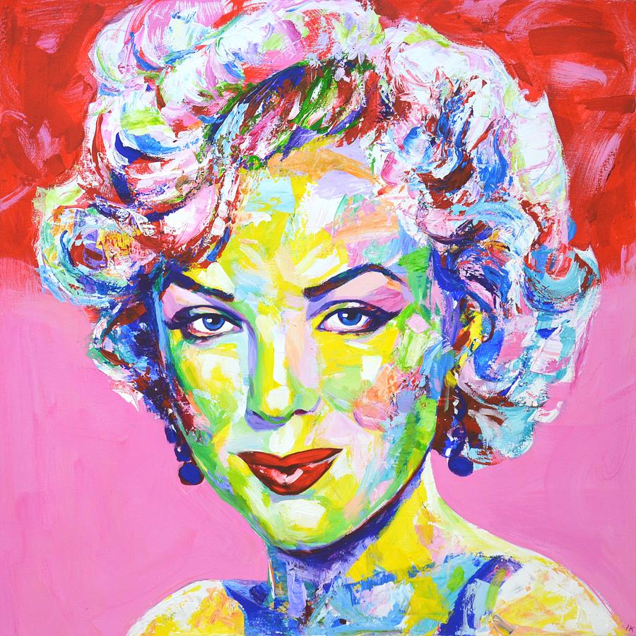 Marilyn Monroe 3 Painting by Iryna Kastsova