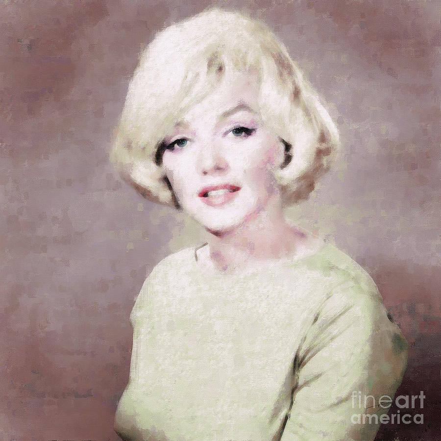 Marilyn Monroe 5 Digital Art by Jerzy Czyz