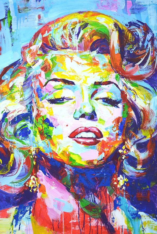 	Marilyn Monroe 5. Painting by Iryna Kastsova