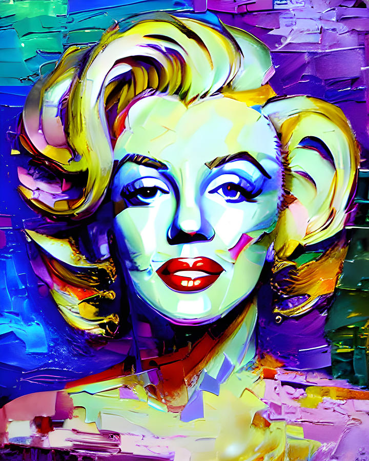 Marilyn Monroe 8 Digital Art by Kuntal Chokshi - Fine Art America