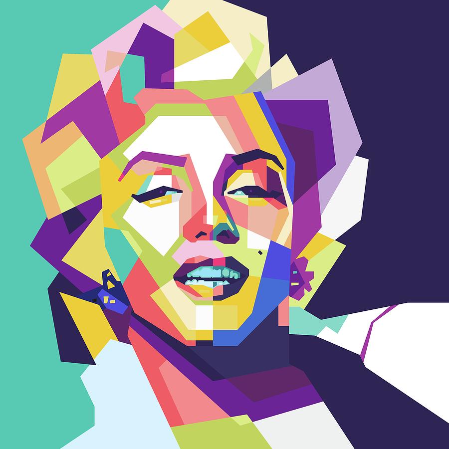 Marilyn Monroe Digital Art by Ananda Farhan - Pixels