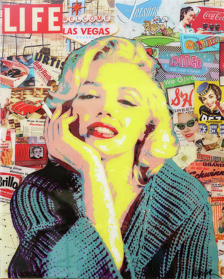 Marilyn Monroe And The Meaning Of Life Mixed Media By James Hudek Fine Art America