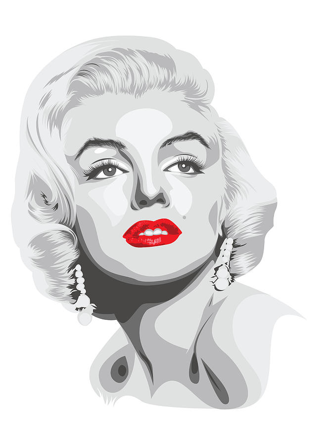 Marilyn Monroe Beautiful illustration Digital Art by Sarta Sarta - Fine ...