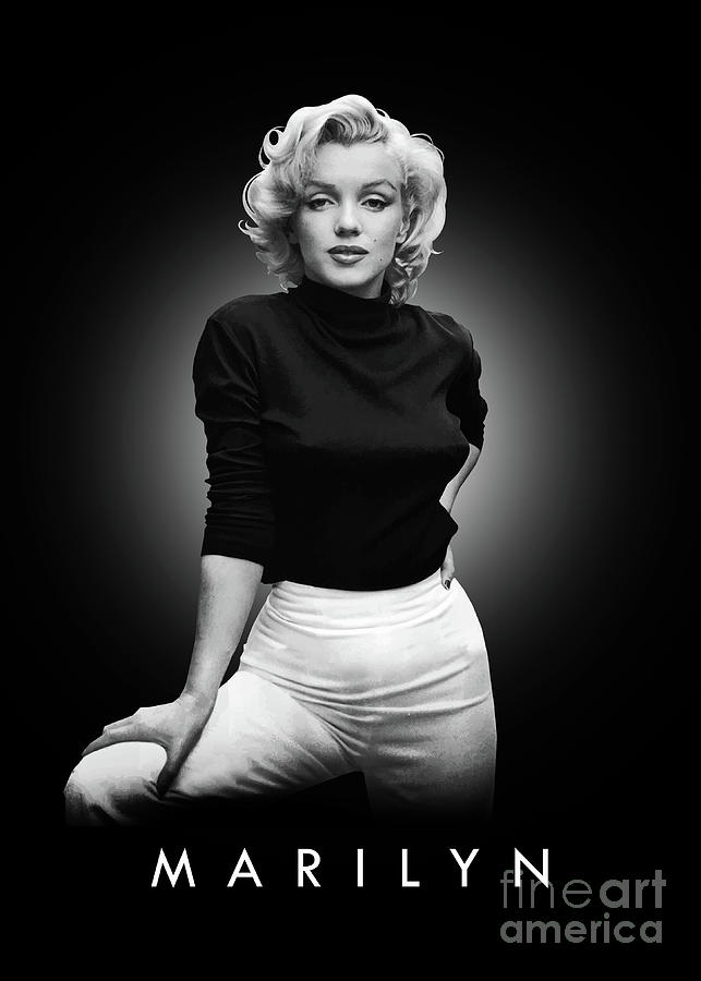Marilyn Monroe Digital Art by Bo Kev