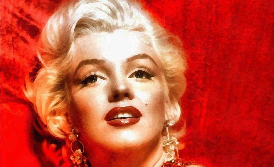 Marilyn Monroe Digital Art by Bob Easterling | Pixels