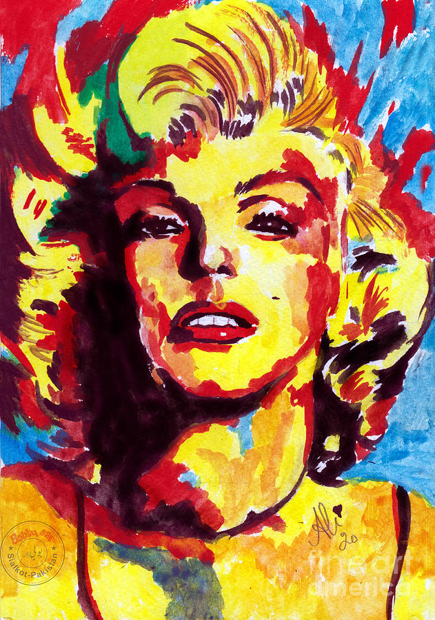 Marilyn Monroe Painting by Bobby Dar - Pixels