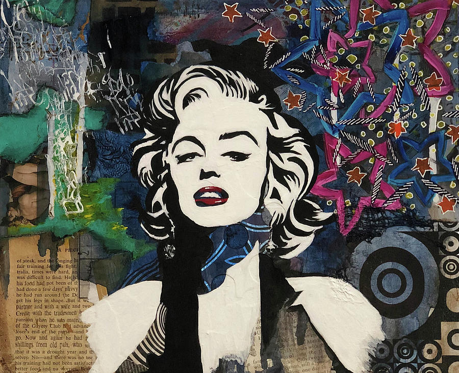 Marilyn Monroe Mixed Media by Brendan Briggs