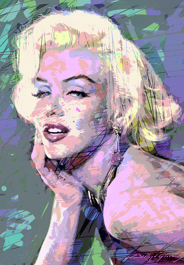 Marilyn Monroe Painting - Marilyn Monroe by David Lloyd Glover