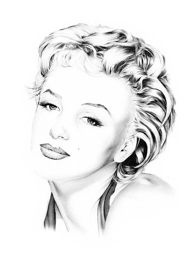 Hollywood Drawing - Marilyn Monroe by Dirk Richter