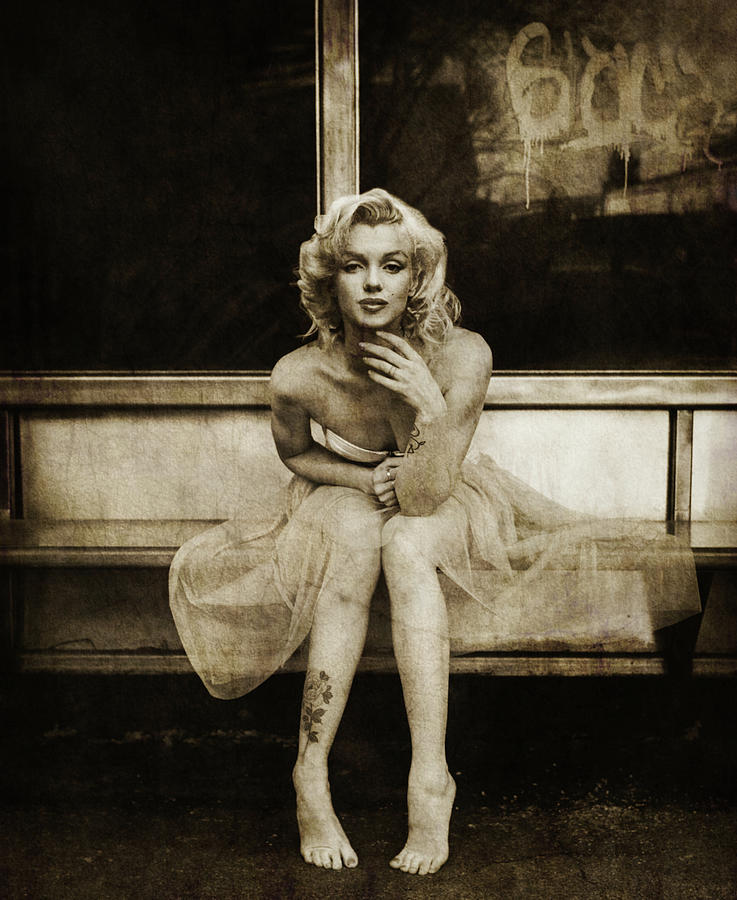 Marilyn Monroe Digital Art - Marilyn Monroe - I Cant Make You Love Me by Paul Lovering