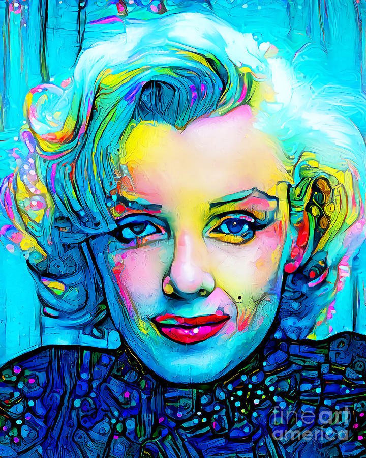 Marilyn Monroe in Modern Contemporary 20210130 Photograph by Wingsdomain Art and Photography