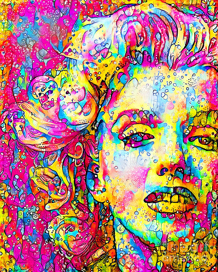 Marilyn Monroe in Vibrant Contemporary Colors 20200825 Photograph by Wingsdomain Art and Photography