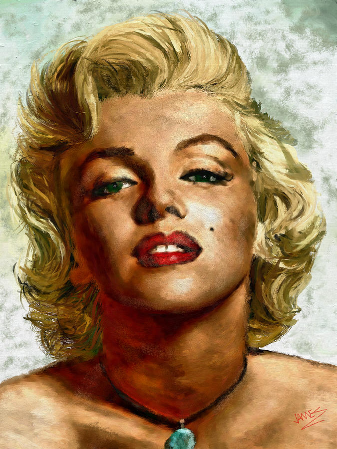 Marilyn Monroe Digital Art by James Shepherd - Fine Art America