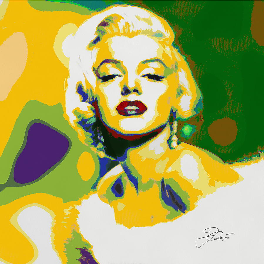 Marilyn Monroe Digital Art by Jerzy Czyz