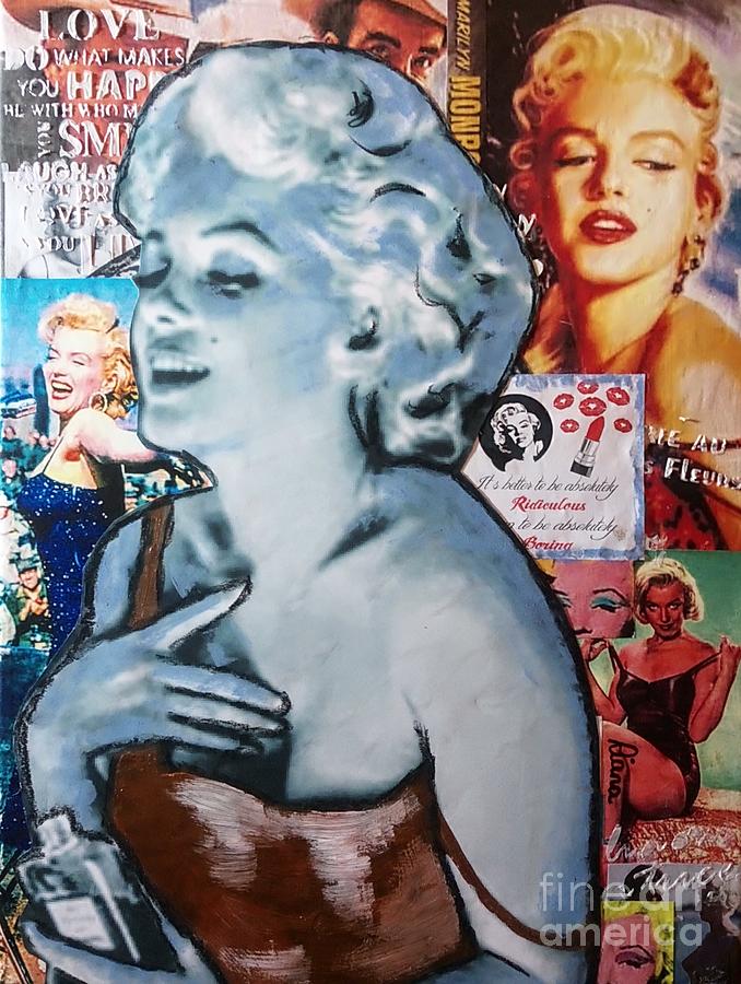 Marilyn monroe  Mixed Media by Liana Romeijn