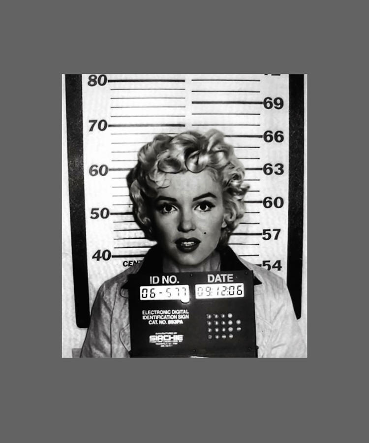 Marilyn Monroe Mugshot Tapestry - Textile by Francesca Kieran - Fine ...