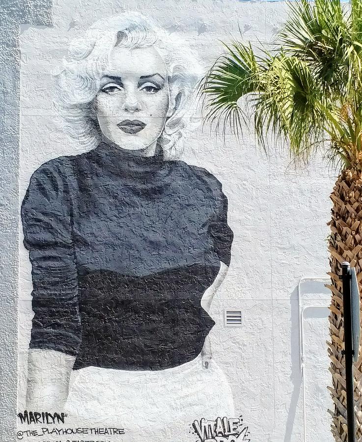 Marilyn Monroe Mural Photograph by Kaye Terrelonge - Fine Art America