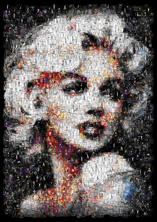 Marilyn Monroe Photo Mosaic Digital Art by Jubbly - Fine Art America