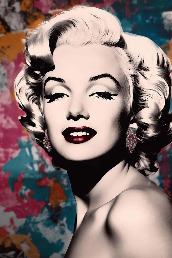 Marilyn Monroe Pop Art Culture Digital Art by Carlos V - Fine Art America