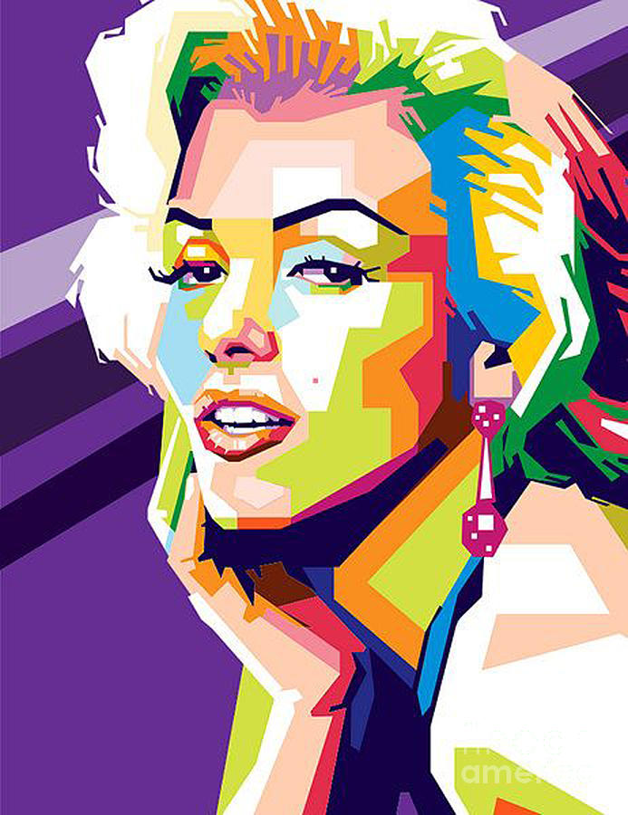 Marilyn Monroe Pop Poster Digital Art by Jonathan Baverley | Fine Art ...