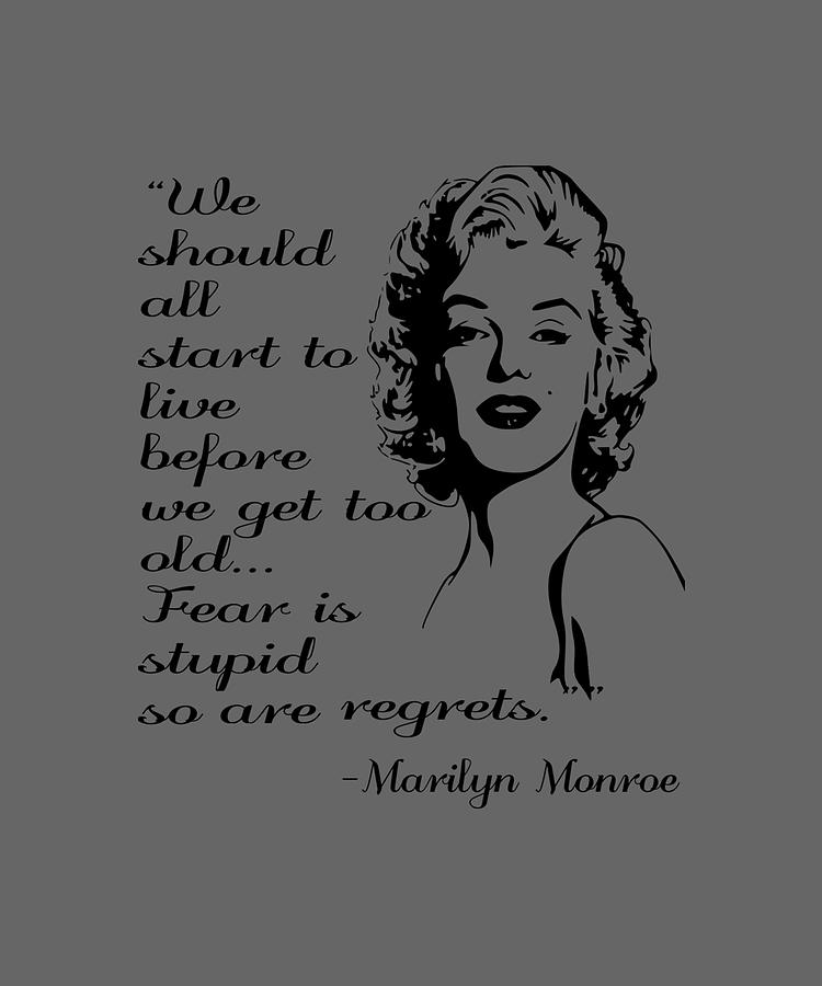 Marilyn Monroe Quote Tapestry - Textile by Francesca Kieran - Fine Art ...