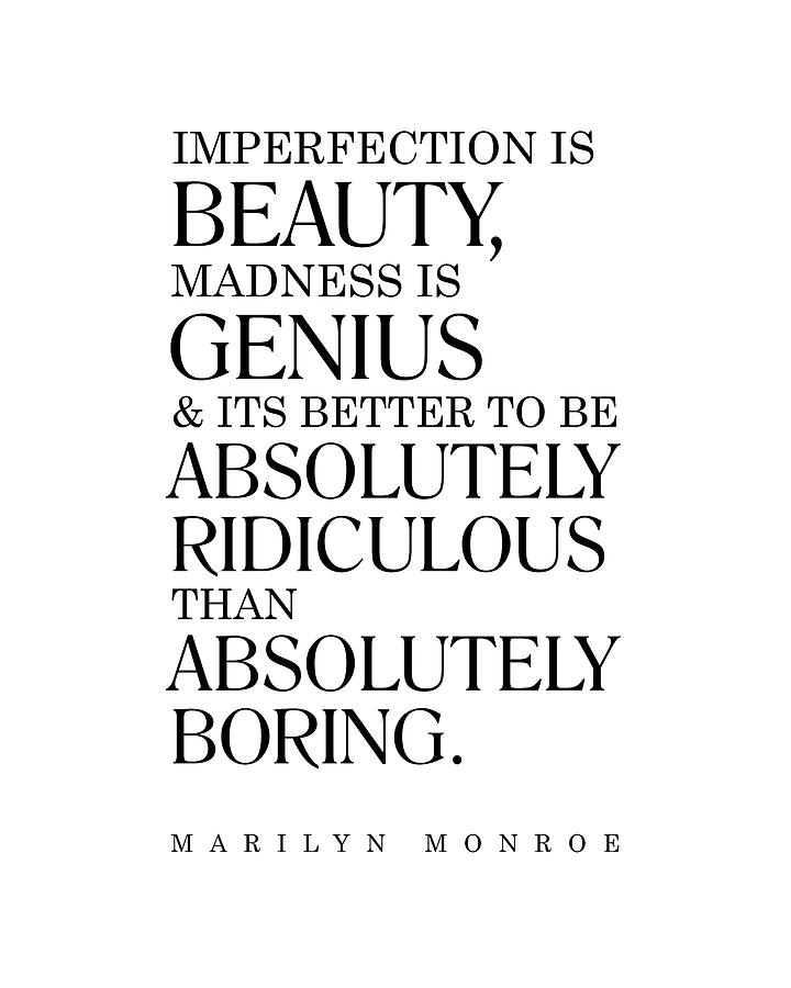 marilyn monroe black and white quotes