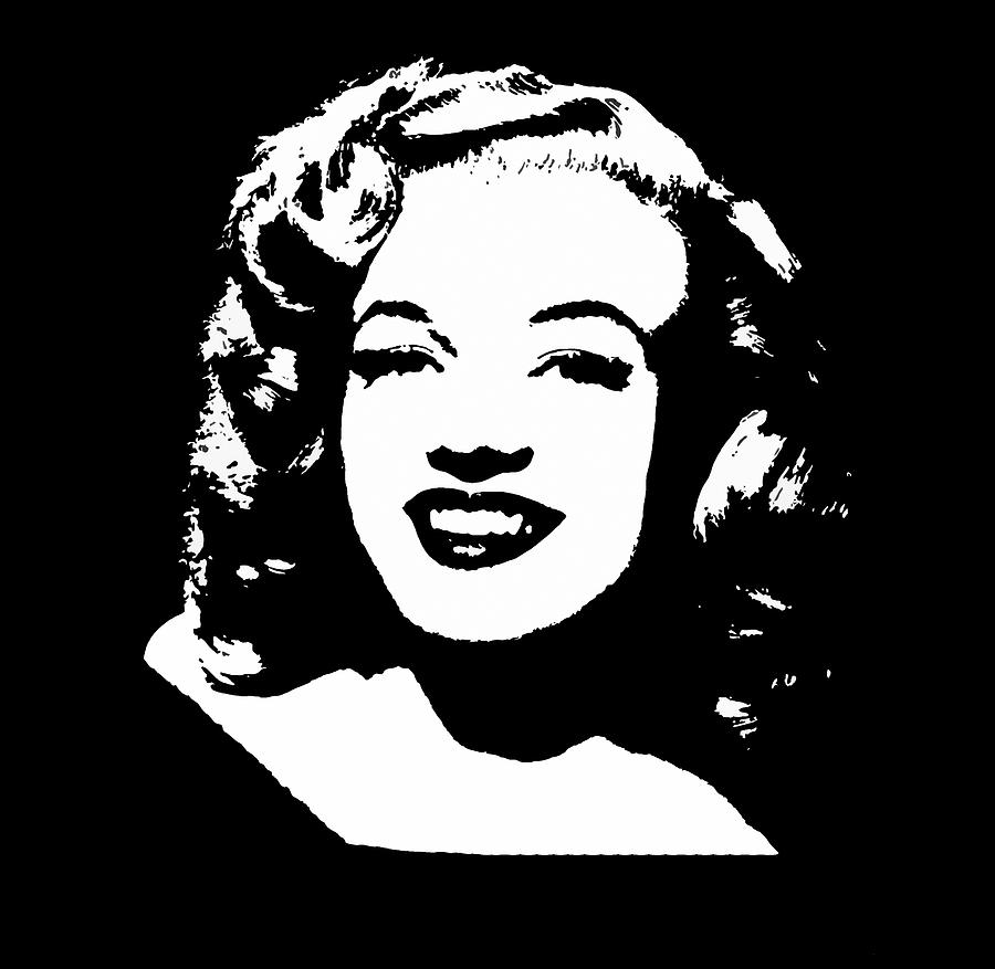 Marilyn Monroe Digital Art by Roy Pedersen
