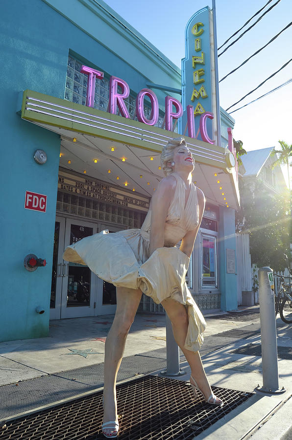 Marilyn Monroe Seven Year Itch Dress Blown Scene at Tropic Cinema Key West Florida Photograph by Shawn OBrien